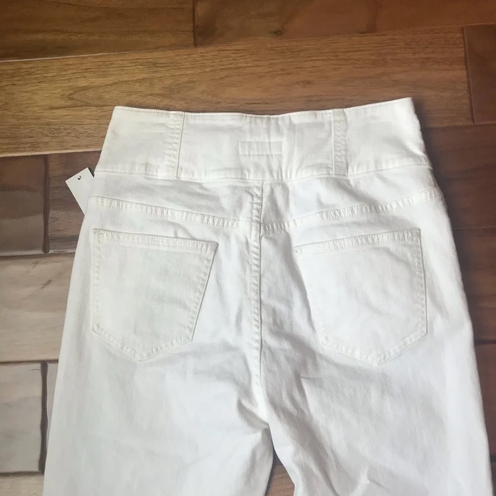 Joie Laurelle Porcelain High Waisted Cropped Jeans - Picture 7 of 13